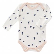 Fresk - langärmliger Babybody - tulip indigo blue