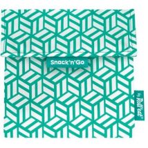 Roll'eat - Wiederverwendbarer Snackbeutel Snack'n'Go - Tiles Green