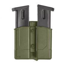 Podwójne etui na magazynki obok siebie 8dmh03 do pistoletu - zielony oliwkowy - vega holster