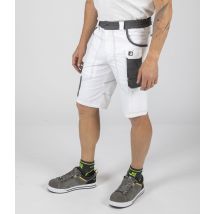 Bermuda De Travail Dali - Blanc/gris - Nine Worths By North Ways - Taille 48 - Vet Sécurité