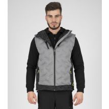 Doudoune Sans Manche De Travail Barres - Gris Chiné - Nine Worths By North Ways - Taille 3xl - Vet Sécurité