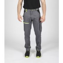 Pantalon De Travail Marlow - Gris/jaune Fluo - Nine Worths By North Ways - Taille L - Vet Sécurité