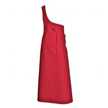 Tablier Boucher En Polyester Et Coton Rouge - Snv - Vet Sécurité