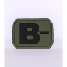 Patch Groupe Sanguin B- Vert Olive - Kombat Tactical - Vet Sécurité