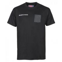 Tee-shirt Sécurité Noir Avec Grande Fenêtre Matricule - Cityguard - Taille 3xl - Vet Sécurité