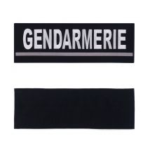 Bandeau D'identification Gendarmerie Brodé Gris - Patrol Equipement - Vet Sécurité