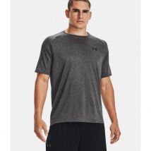 T-shirt Ua Tech Pour Homme - Gris Chiné / Noir - Under Armour - Taille S - Vet Sécurité
