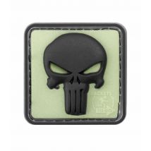 Patch Punisher En Gomme Glow Black - Jtg - Vet Sécurité