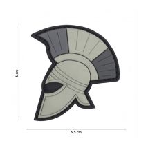 Patch Casque De Romain En 3d Pvc - Gris - 101 Inc - Vet Sécurité