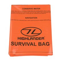 Double Sac De Survie Pour Bivouac Orange - Highlander - Vet Sécurité