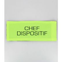 Bandeau Dos Jaune Chef Dispositif Brode - Vet Sécurité
