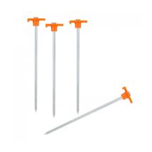 Lot De 4 Piquets De Tente En Acier 25,4cm - Highlander - Vet Sécurité