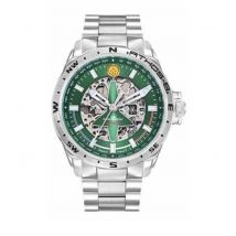 Montre Athos 8 Bracelet Métal Et Cadran Vert - Patrouille De France - Vet Sécurité
