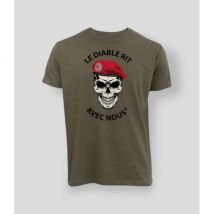 T-shirt 190g le diable rit avec nous metro - khaki - summit outdoor lifestyle 2xl