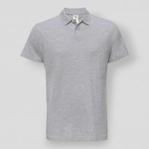 Polo z dzianiny pique - heather grey - b&c 2xl