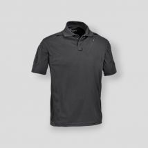Polo z krótkimi rękawami i kieszeniami advanced tactical - czarne - defcon 5 xs