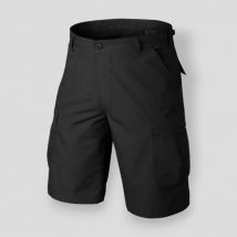 Szorty bdu - poliester-bawełna ripstop - czarny - helikon s