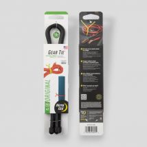 Gear tie wielokrotnego użytku gumowa opaska twist tie 18 cali - 2 sztuki - czarna