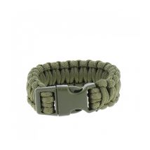 Bracelet Paracorde 2,2cm Vert - Miltec - Taille S - Vet Sécurité