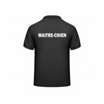 Polo Maitre-chien Noir - Vetsecurite - Taille M - Vet Sécurité