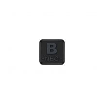 Patch Carré Groupe Sanguin B- Blackops - Jtg - Vet Sécurité