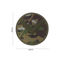 Patch 3d Spartan Shield En Pvc Multicamo - 101 Inc
