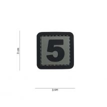 Patch 3d En Pvc Chiffre 5 - 101 Inc - Vet Sécurité