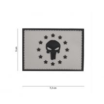 Patch 3d En Pvc Punisher Eu Gris - 101 Inc - Vet Sécurité