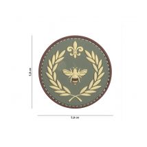 Patch 3d Pvc Napoleon Abeille Vert - 101 Inc - Vet Sécurité