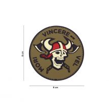 Patch 3d Pvc Mori Vincere Vel Rouge/blanc - 101 Inc - Vet Sécurité
