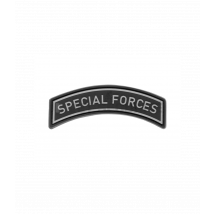 Patch Spécial Forces Tab Rubber Gris/noir - Jtg - Vet Sécurité