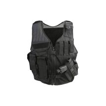 Veste Tactique Cross Draw - Noir - Kombat Tactical - Vet Sécurité