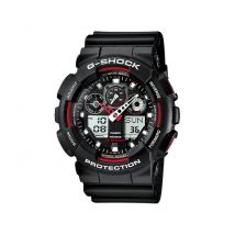Montre G-shock Classic Ga-100 Noir/rouge - Casio - Vet Sécurité
