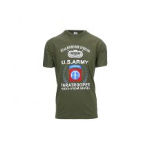 Tee-shirt Us Army 82nd Airborne Parachutistes - Fostex Garments - Taille Xl - Vet Sécurité