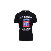 Tee-shirt Us Army 82nd Airbone Noir - Fostex Garments - Taille M - Vet Sécurité