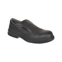 Chaussures De Cuisine Mocassin S2 Noir - Portwest - Taille 36 - Vet Sécurité