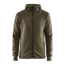 Kurtka z kapturem polartec zielona oliwkowa - craft tactical m