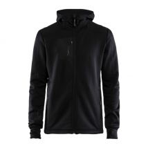 Bluza z kapturem polartec czarna - craft tactical s