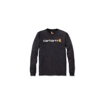 Tee-shirt Core Logo Manches Longues 104107 Noir - Carhartt - Taille Xs - Vet Sécurité