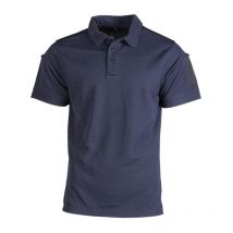 Polo Tactique Manches Courtes Qickdry Bleu Foncé - Miltec - Taille 2xl - Vet Sécurité