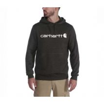 Sweat à Capuche Delmont Graphic Noir Chiné - Carhartt - Taille Xl - Vet Sécurité