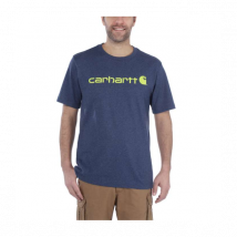 T-shirt core logo granatowy - carhartt l