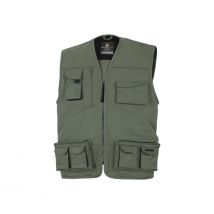 Gilet De Travail Mach2 Vert/noir - Delta Plus - Taille S - Vet Sécurité
