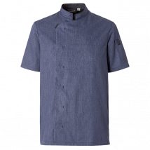 Kurtka męska krótki rękaw shade niebieski denim - molinel xl