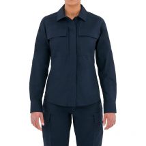 Chemise Bdu Femme Tactix L/s Bleu Nuit - First Tactical - Taille Xl - Vet Sécurité
