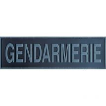 Badge En Gomme Gendarmerie 25 X 7 Cm - Force Series