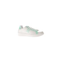 Baskets De Travail Femme En Cuir Amelia Blanc Et Vert - Nordways - Taille 41 - Vet Sécurité