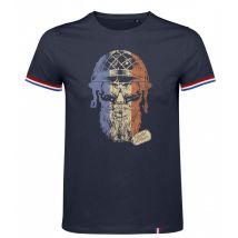 Tee-shirt French Veteran Tricolore Bleu Marine - Army Design By Summit Outdoor - Taille S - Vet Sécurité