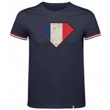 Tee-shirt Superfrench Tricolore Bleu Marine - Army Design By Summit Outdoor