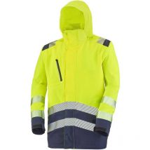 Parka Coque Erwin Jaune Fluo Et Marine - Lafont - Taille S - Vet Sécurité